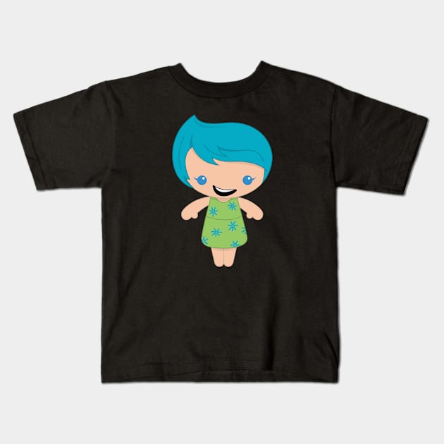 Ms Joy Kids T-Shirt by gravelskies